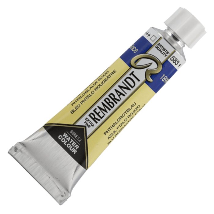 Tinta Aquarela Rembrandt 10ml 583 Azul Avermelhado Phtalo S.2