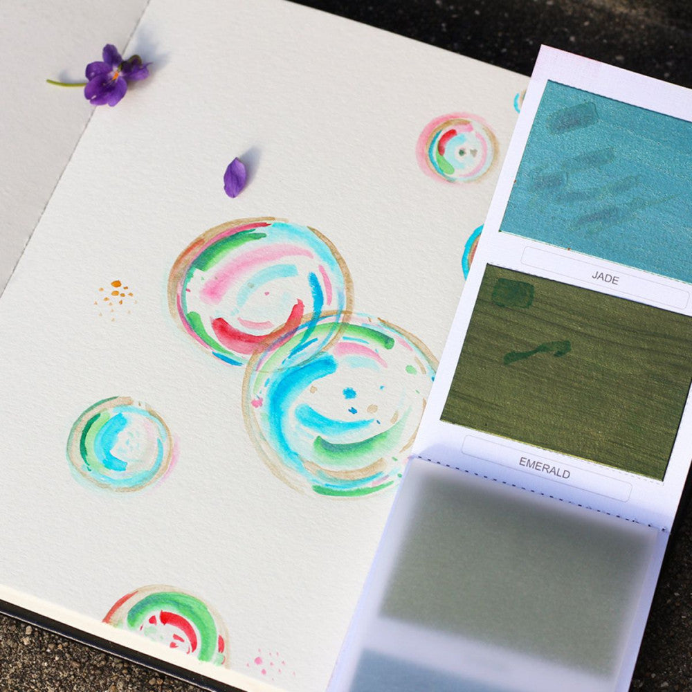 Aquarela Viviva Colorsheets Mettalic 10 Peças