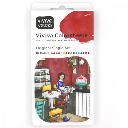 Aquarela Viviva Colorsheets Original 16 Peças