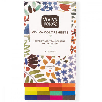 Aquarela Viviva Colorsheets Sketcher 16 Peça