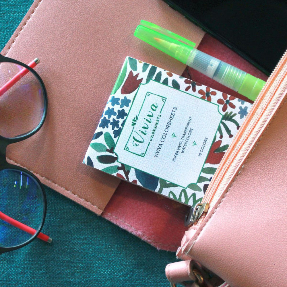 Aquarela Viviva Colorsheets Spring 16 Peças