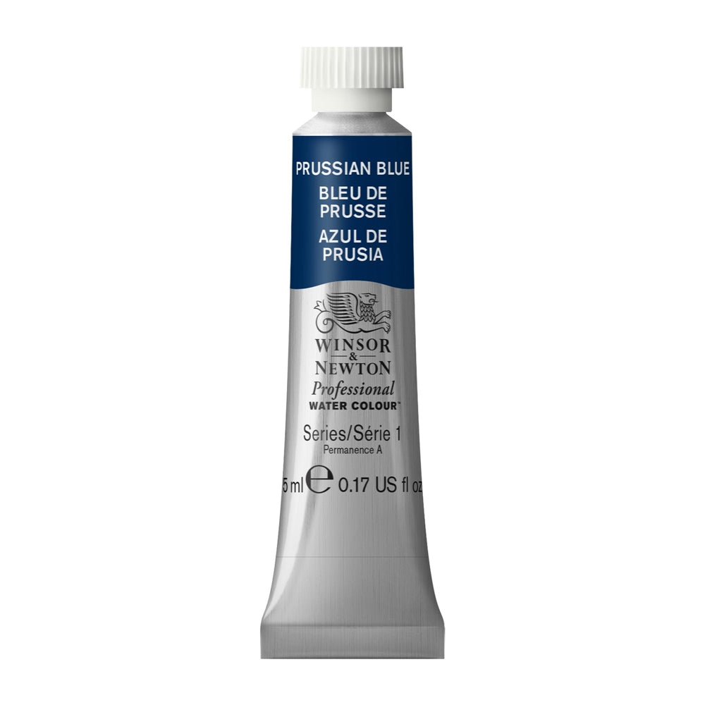 Tinta Aquarela Profissional Winsor & Newton Tubo 5ml S1 538 Prussian Blue