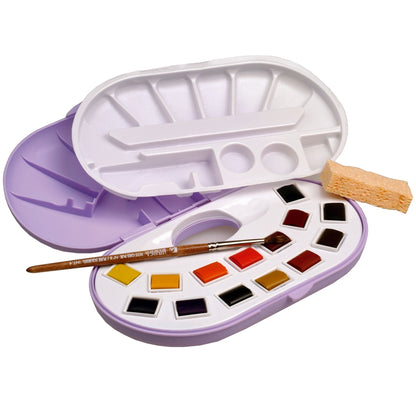 Tinta Aquarela Lefranc & Bourgeois 14 Cores