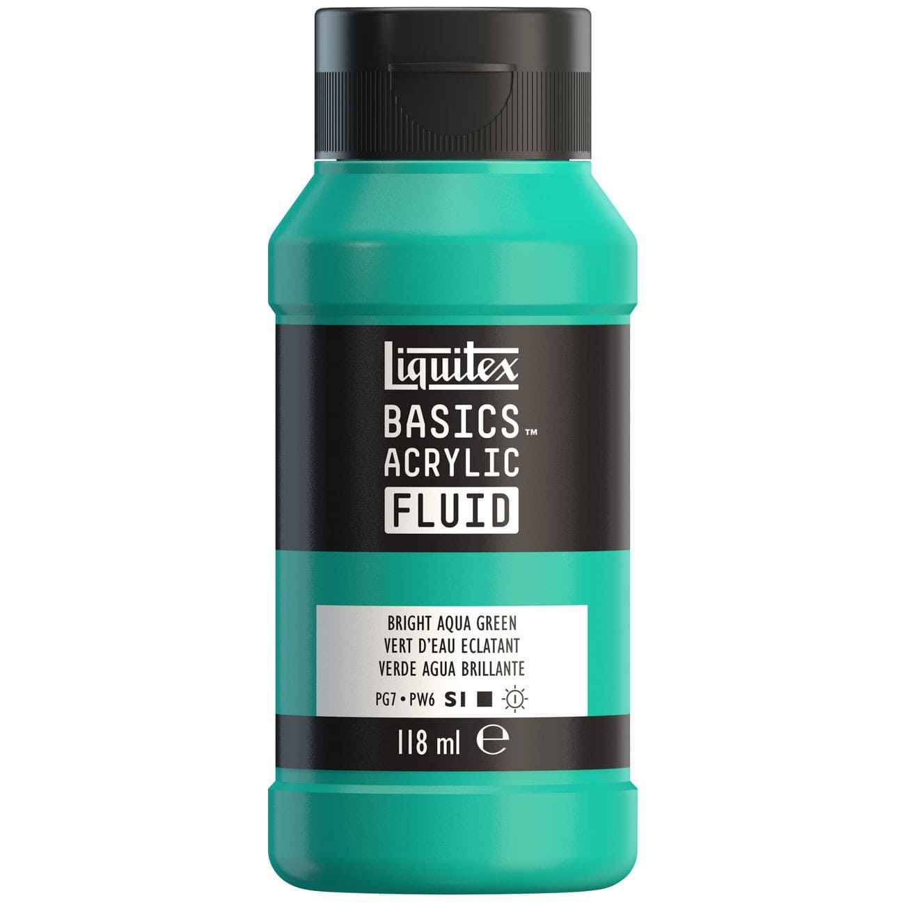 Tinta Acrílica Liquitex Basics Fluid 118ml Bright Aqua Green