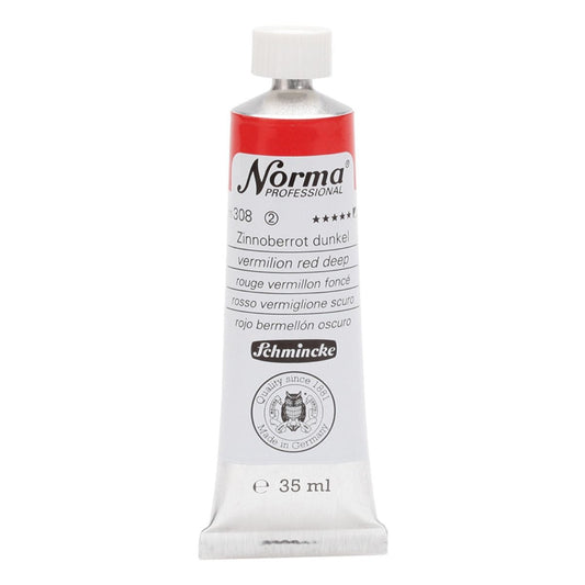 Tinta Óleo Schmincke Norma 35ml S2 308 Vermelion Red Deep