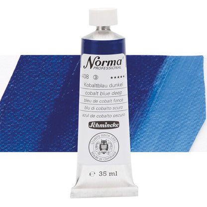 Tinta Óleo Schmincke Norma 35ml S3 408 Cobalt Blue Deep