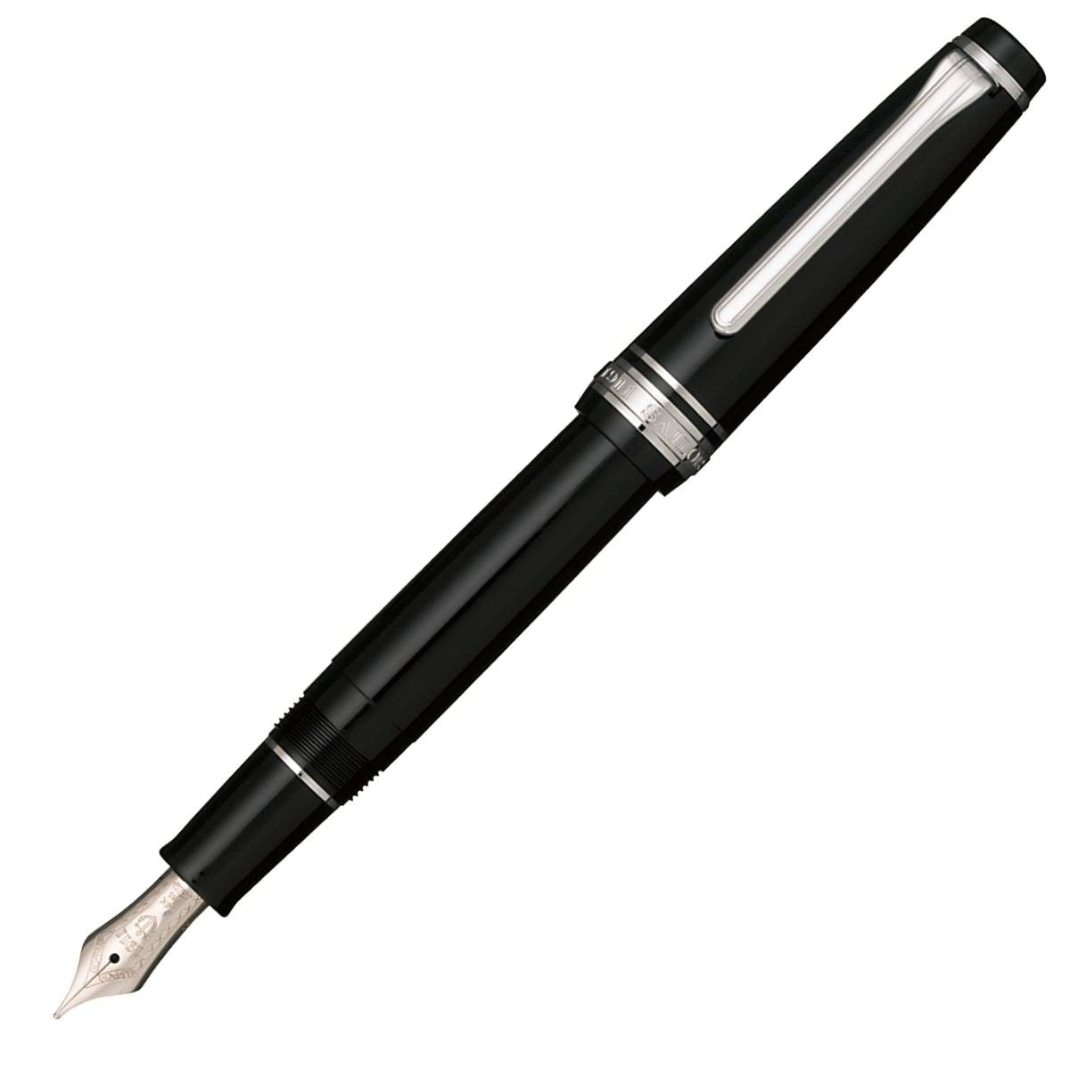 Caneta Tinteiro Sailor Gear Slim ST 14K Pena M Black