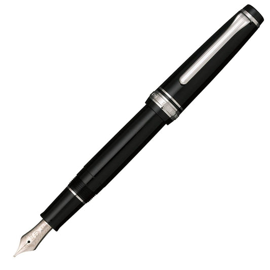 Caneta Tinteiro Sailor Gear Slim ST 14K Pena M Black