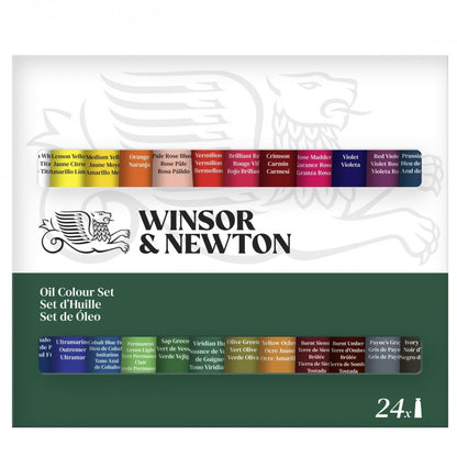 Estojo Tinta Óleo Winsor & Newton Discover 10ml 24 Cores