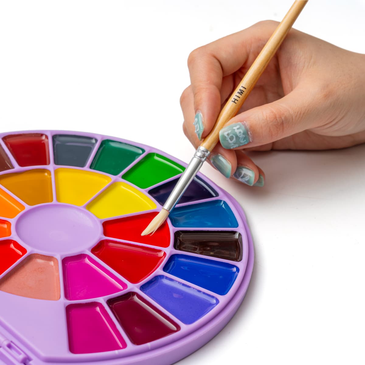 Aquarela Himi 24 Cores Úmidas