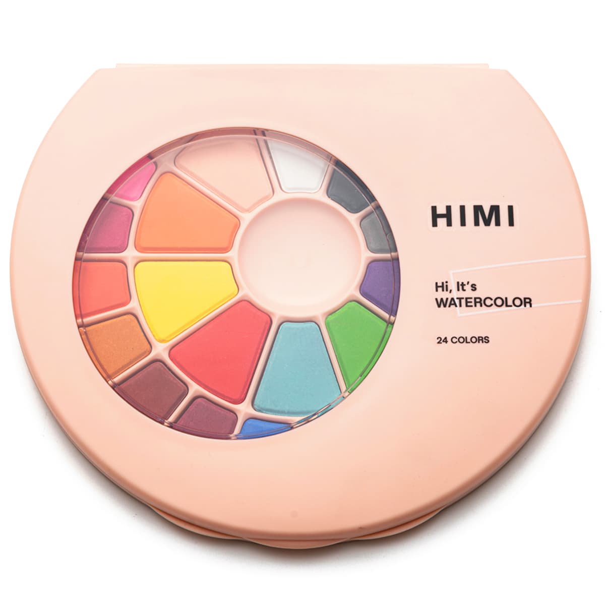 Aquarela Himi 24 Cores Estojo Pêssego