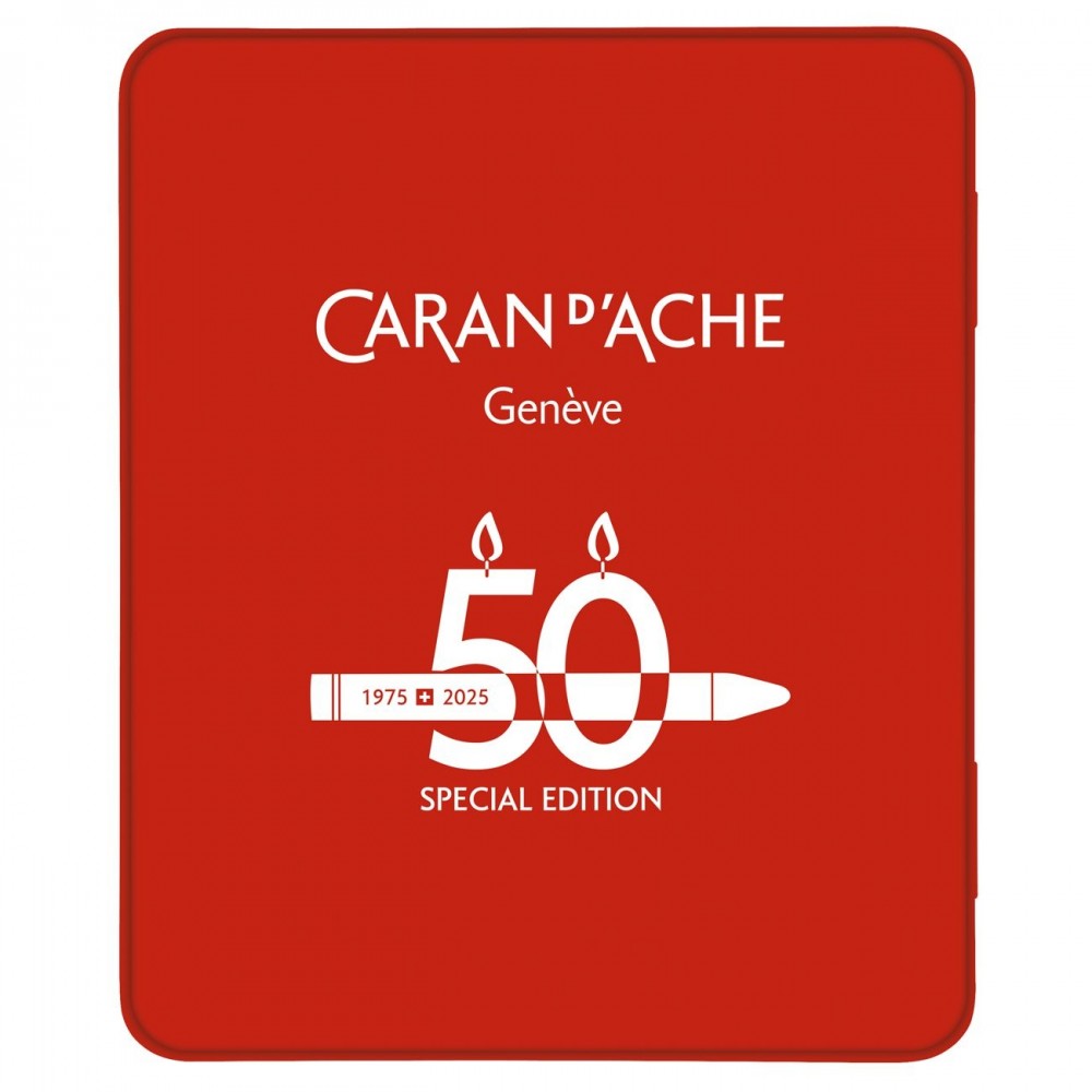 Giz Aquarelável Neocolor II Caran d’ Ache 10 Cores Edição 50 Anos Pastel