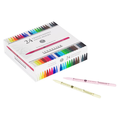 Lápis Pastel Crayon Sennelier 24 Cores