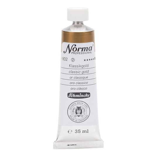 Tinta Óleo Schmincke Norma 35ml S2 802 Classic Gold