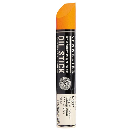 Bastão de Tinta Óleo Sennelier Extra Fine 38ml S3 687 Cadmium Orange