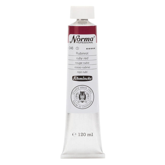 Tinta Óleo Schmincke Norma 120ml S1 346 Ruby Red