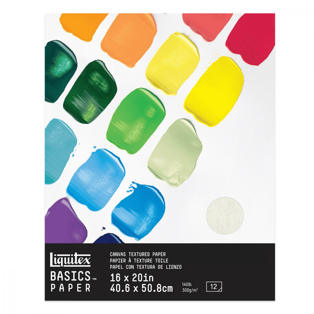 Bloco de Papel para Acrílica Liquitex 300g 40,6x50,8cm 12 Folhas 