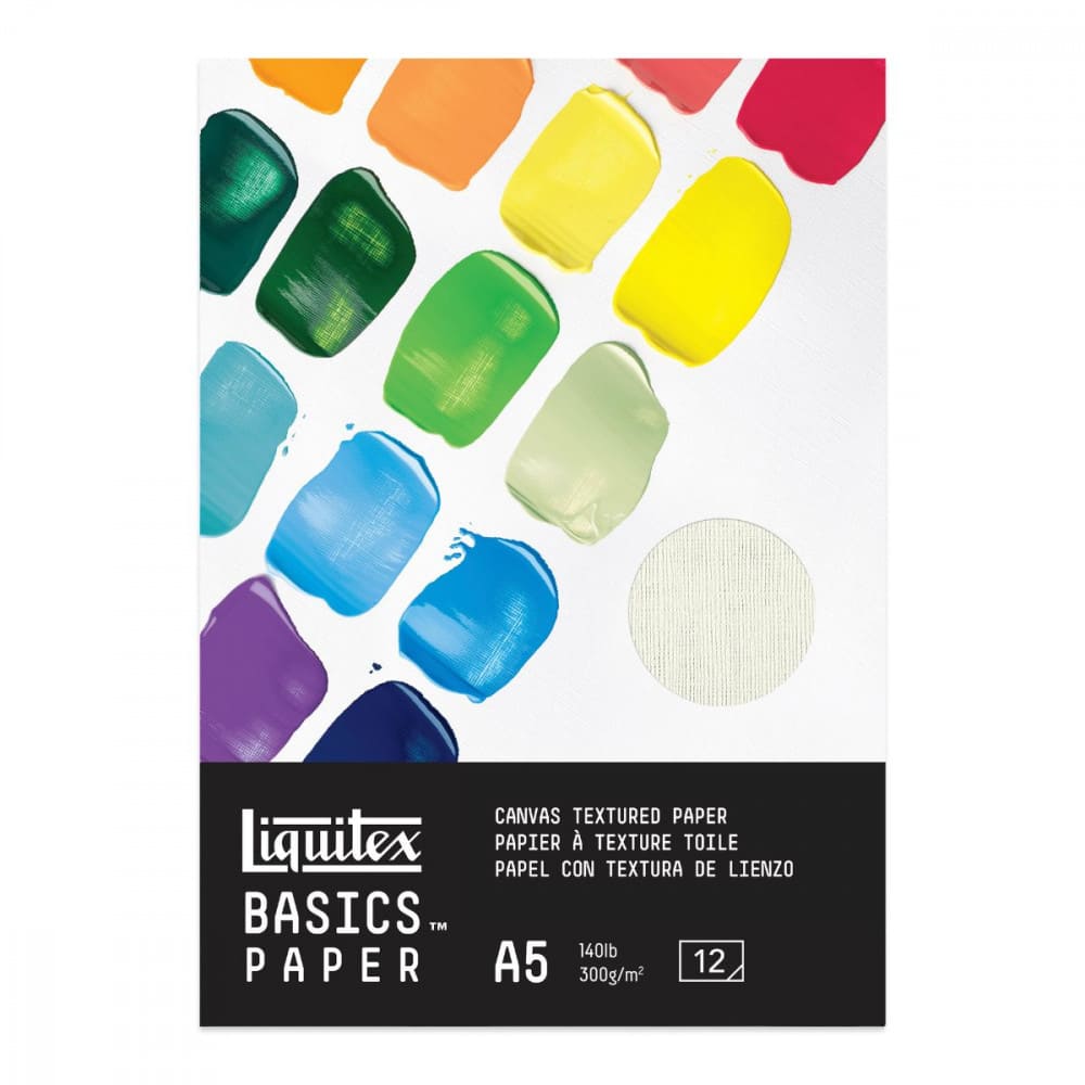 Bloco de Papel para Acrílica Liquitex 300g A5 12 Folhas