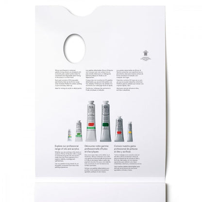 Paleta Descartável Winsor & Newton 23x31cm 50 Folhas
