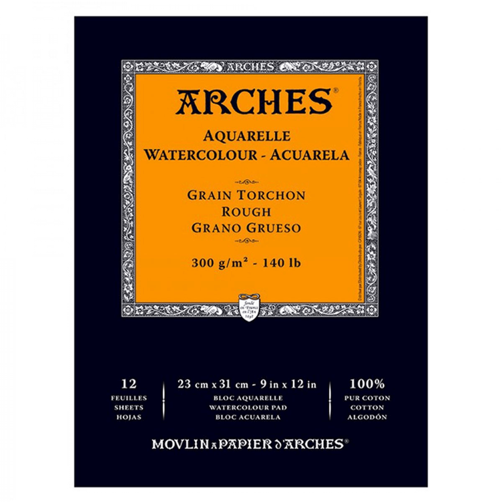 Bloco Papel Aquarela Arches Canson TT 300g