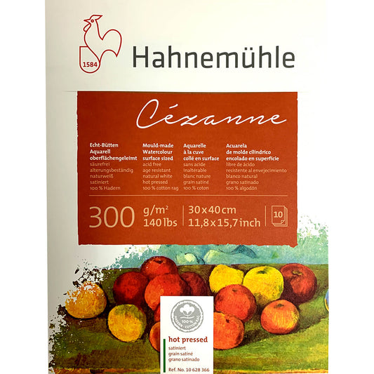 Bloco Para Aquarela Cézanne Hahnemühle Grain Satiné 300g/m² 24x32cm