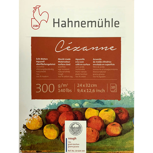 Bloco Para Aquarela Cézanne Hahnemühle Grain Torchon 300g/m² 24x32cm