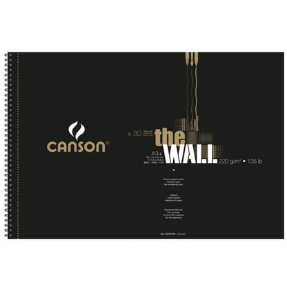 Bloco Papel The Wall Canson A3+ 220g/m² 30 Folhas