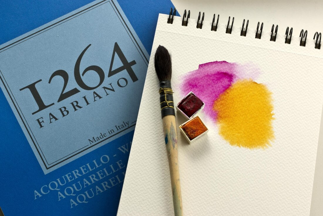 Bloco de Papel Fabriano 1264 Watercolor