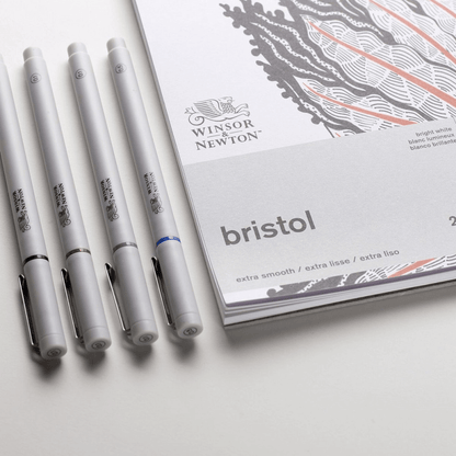 Bloco de papel Winsor & Newton Bristol A3 20 folhas textura lisa 