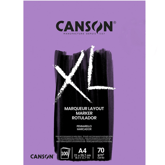 Bloco Para Marcador Canson XL Marquer A4 70g/m² 100 Fl.