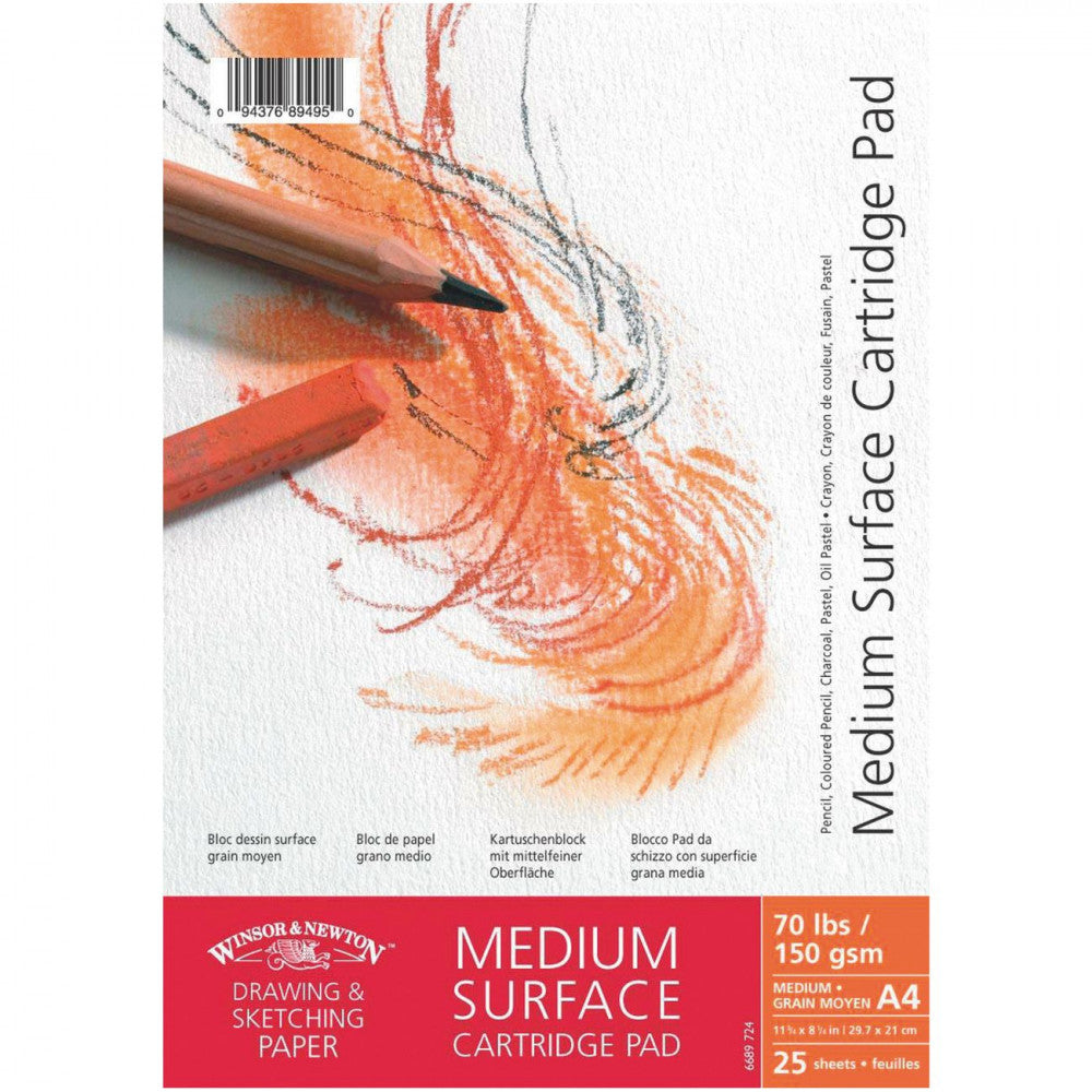 Bloco Papel Winsor & Newton Medium Surface 150g A4