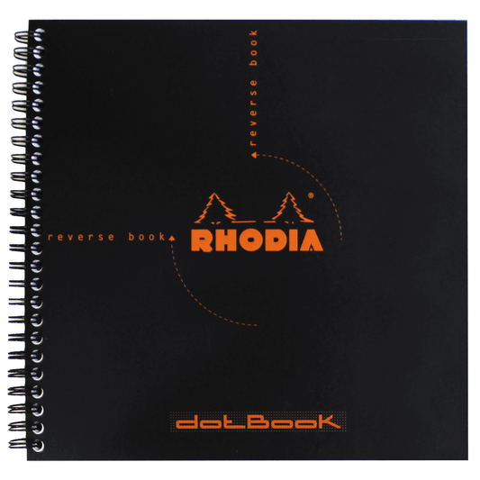 Caderno Dot Book Rhodia 21X21cm Capa Preta