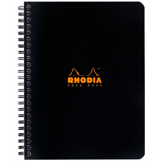 Caderno Note Book Rhodia Capa Preta A5+