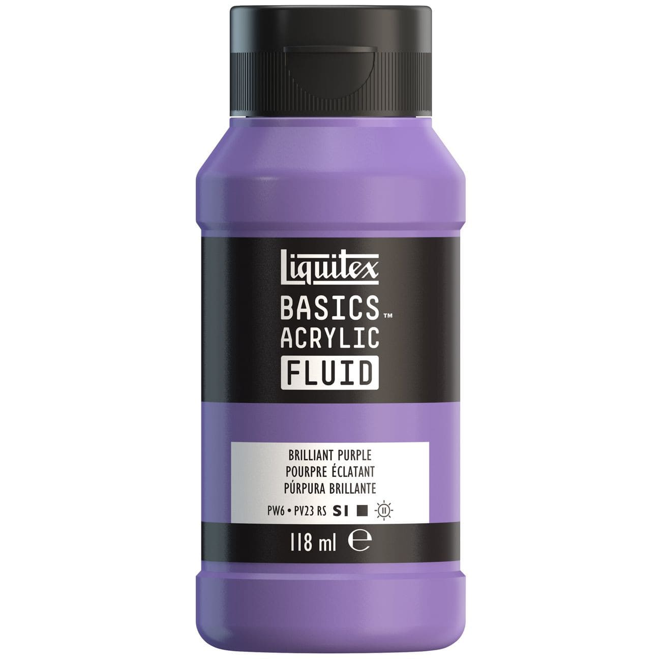 Tinta Acrílica Liquitex Basics Fluída 118ml Brilliant Purple