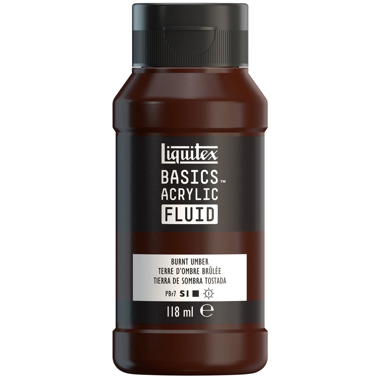 Tinta Acrílica Liquitex Basics Fluída 118ml Burnt Umber