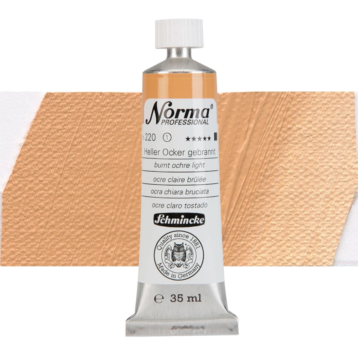 Tinta Óleo Schmincke Norma 35ml S1 220 Burnt Ochre Light