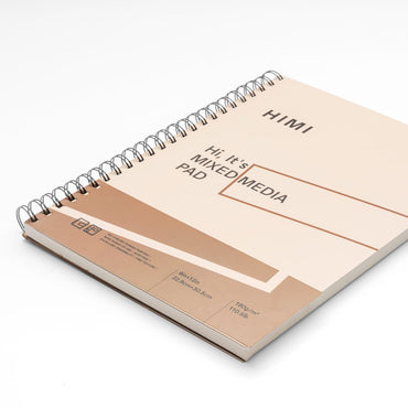 Bloco de Papel Mixed Media Himi 180g/m² 22,9x30,5cm 40 Folhas