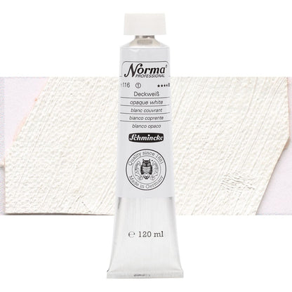 Tinta Óleo Schmincke Norma 120ml S1 116 Opaque White