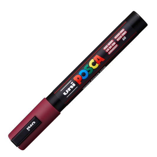 Caneta Posca Uni Ball PC-5M Vermelho Escuro