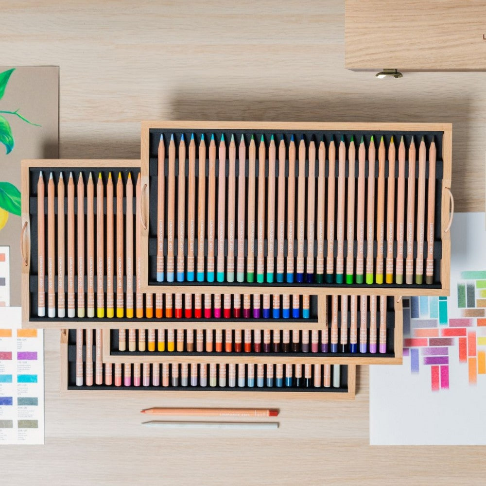 Lápis de Cor Caran d'Ache Luminance 100 Cores Caixa Madeira
