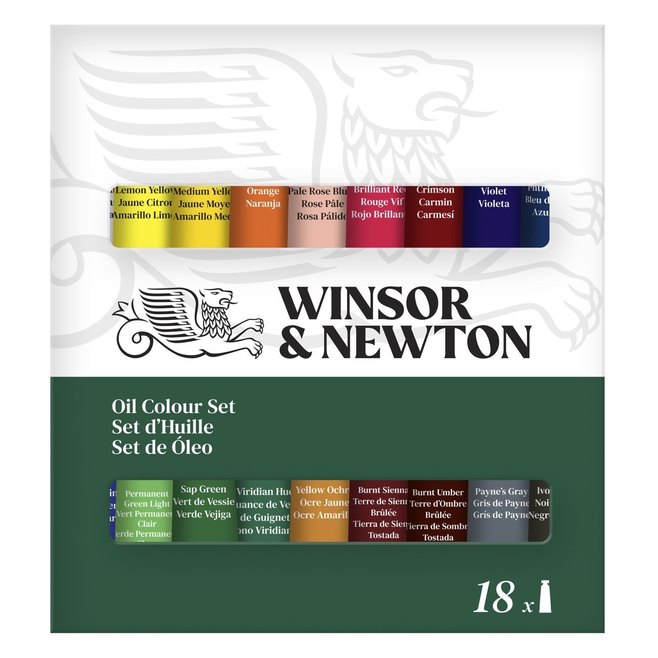 Estojo Tinta Óleo Winsor & Newton Discover 10ml 18 Cores