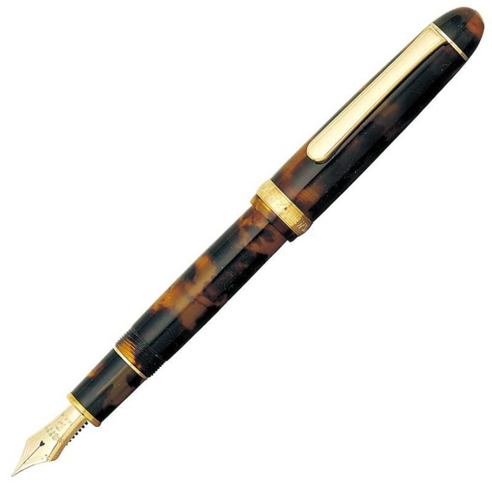 Caneta Tinteiro Platinum 3776 Century Tortoise Pena M