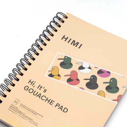 Bloco de Papel para Guache Himi 160g/m² 17,8x25,4cm 50 Folhas