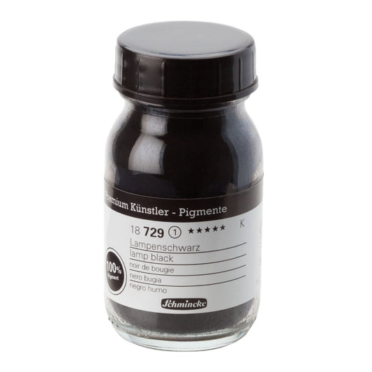 Pigmento em Pó Schmincke 100ml S1 729 Lamp Black