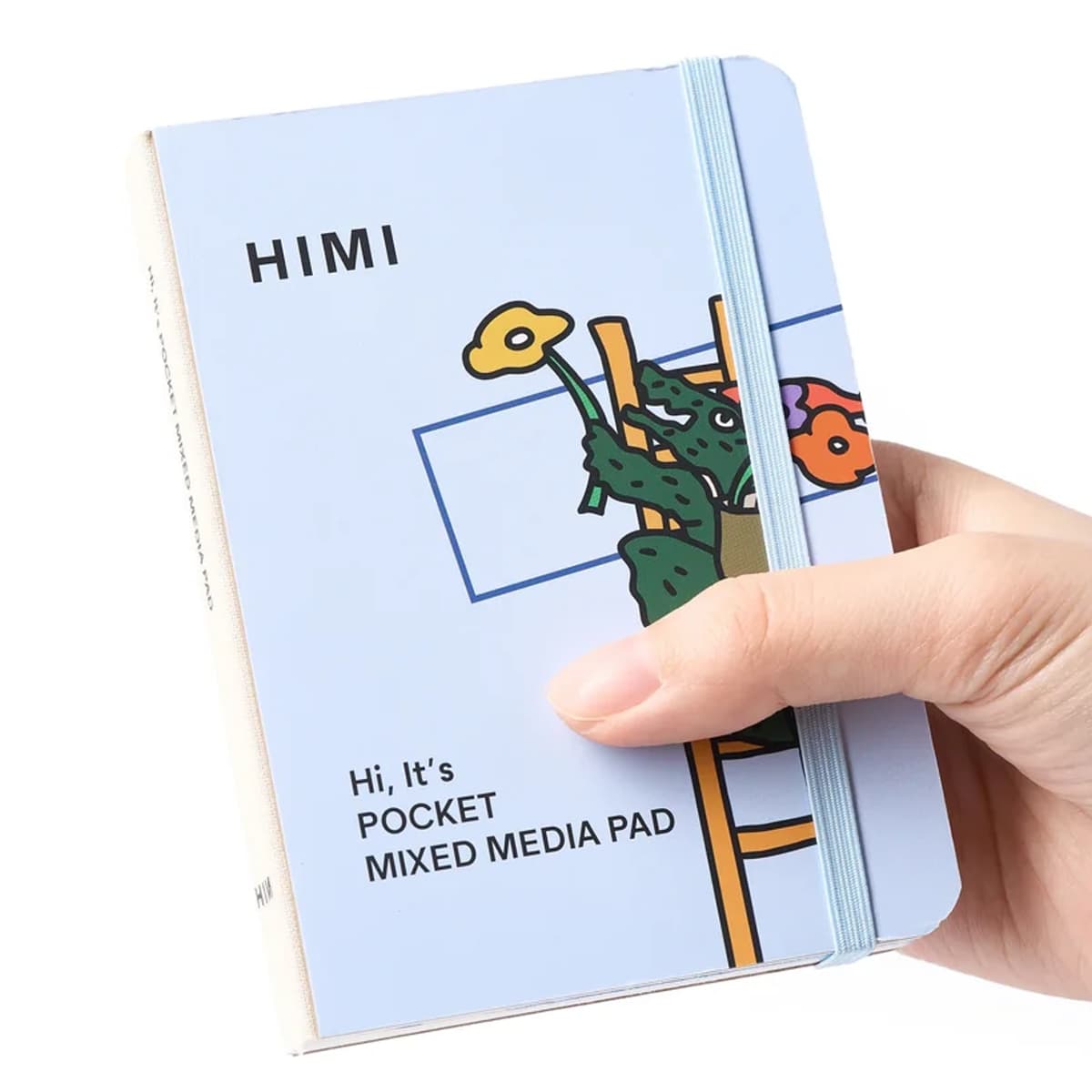 Bloco de Papel Mixed Media Himi 300g/m² 9,8x13,4cm 24 Folhas