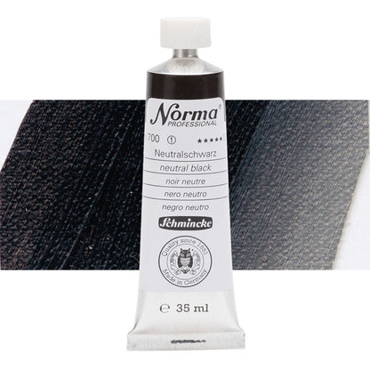 Tinta Óleo Schmincke Norma 35ml S1 700 Neutral Black