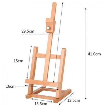 Cavalete de Mesa Portátil Em Madeira Sinoart