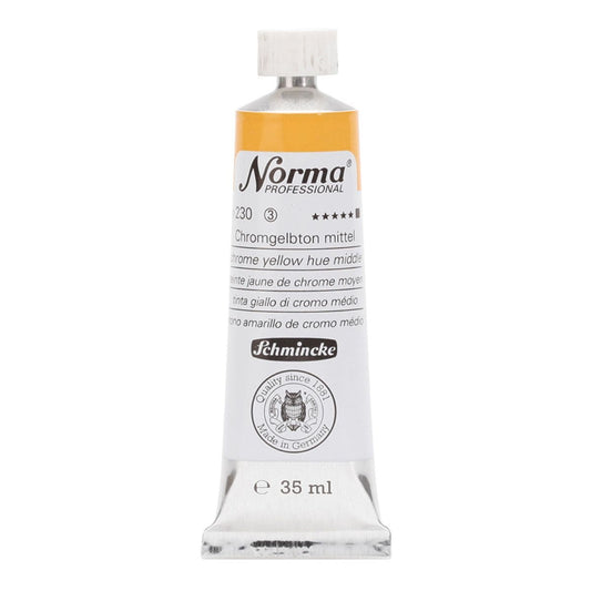 Tinta Óleo Schmincke Norma 35ml S3 230 Chrome Yellow Hue Medium