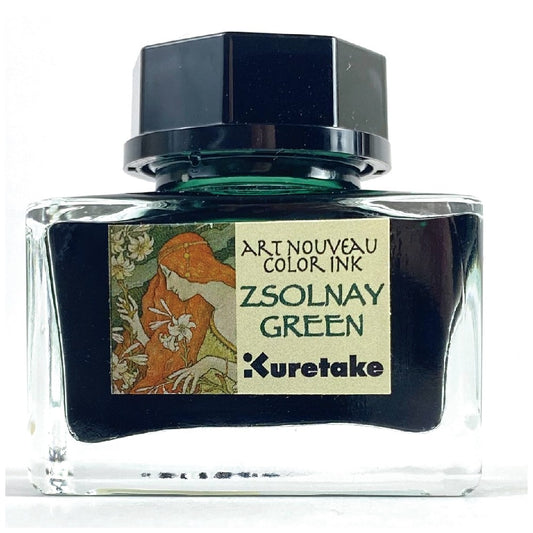 Tinta Kuretake Ink Café Art Nouveau 20ml Zsolnay Green