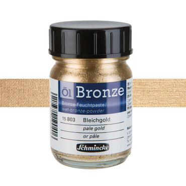 Pigmento Metálico Oil Bronze Schmincke 50ml Pale Gold